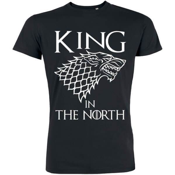 t shirt cadeau papa Stark, game of throne, the king of the north