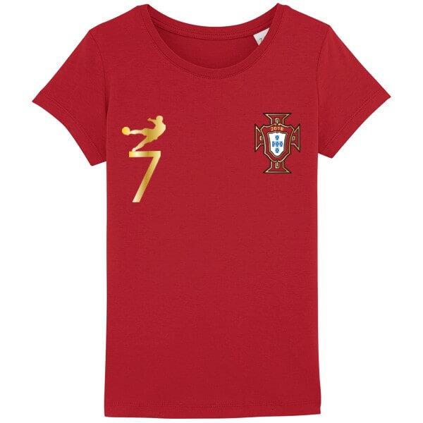 Tee shirt Portugal 2018 fille