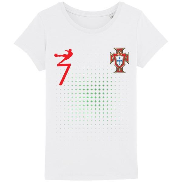 Tee shirt Portugal Junior Fille