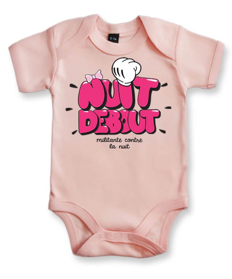 Body bébé fille original Nuit Debout - PETIT DEMON