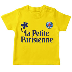 T-Shirt bébé fille Psg maillot jaune extérieur