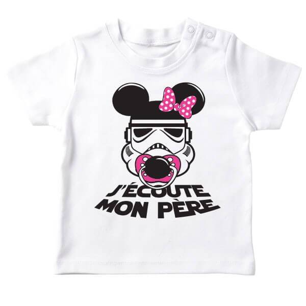 t shirt bebe storm troopers starwars