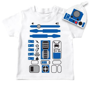 T-shirt bébé Star Wars R2D2 - PETIT DEMON 
