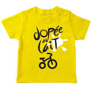 T shirt bébé fille Tour de France non officiel - PETIT DEMON