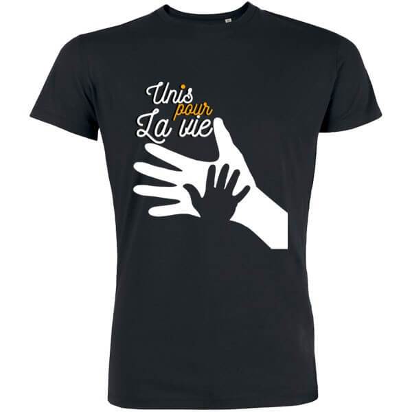 t shirt cadeau papa unis pour la vie
