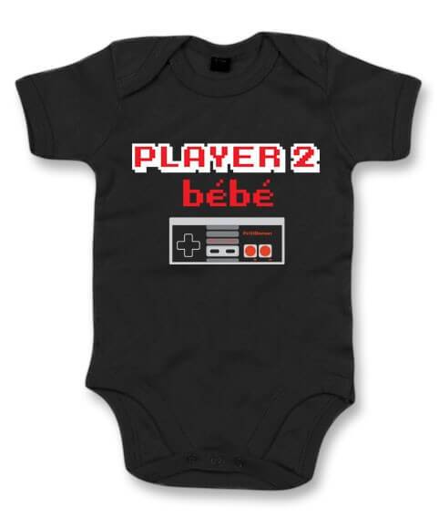 Body Bébé geek, player2- PETIT DEMON