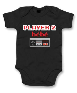 Coffret geek - Cadeau papa et bébé player 1, player 2