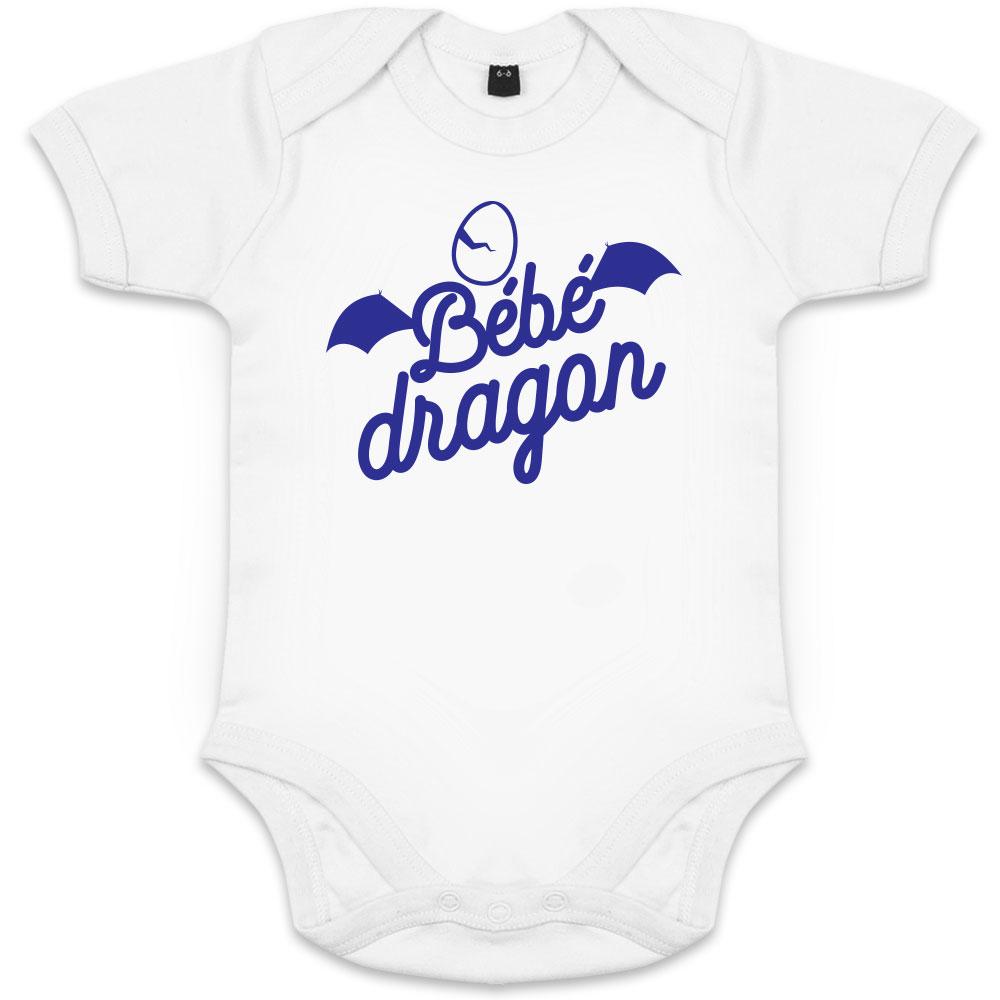 Body bébé original blanc bébé dragon