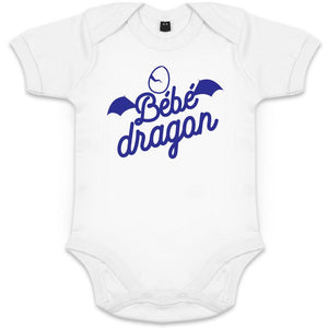 Body bébé original blanc bébé dragon