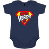 Coffret superman - super heros - cadeau papa et bébé