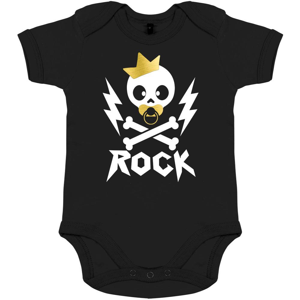 body bebe original rock noir tete de mort