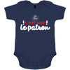 T-shirt assorti pere et fils c'est moi le patron - PETIT DEMON