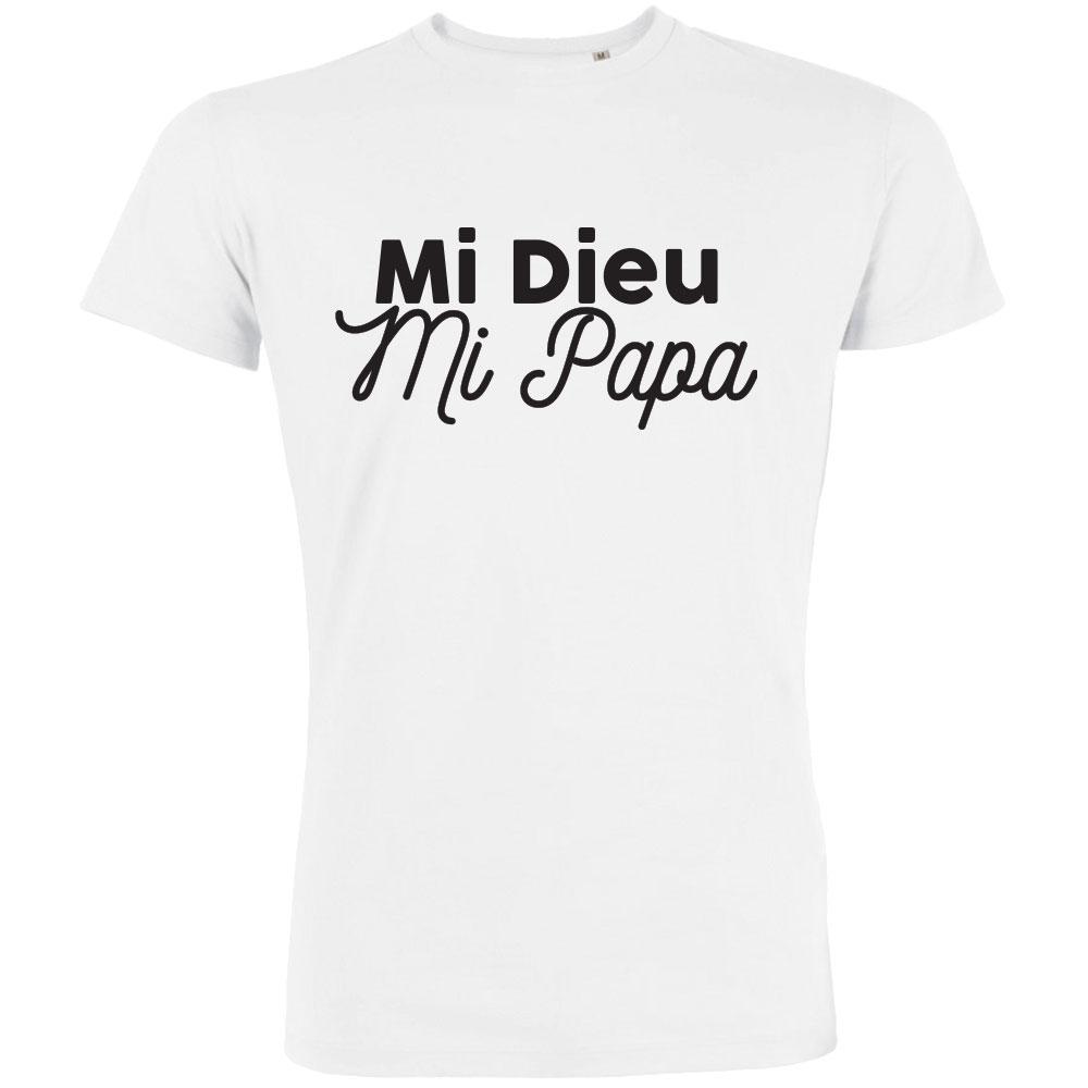 Humour homme T-Shirt humoristique Dieu Mi Papa