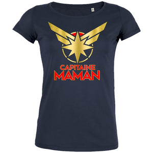 t-shirt super maman - super heros - cadeau maman et bebe