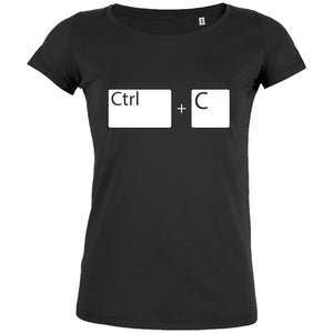 T Shirt femme ctrl c ctrl v