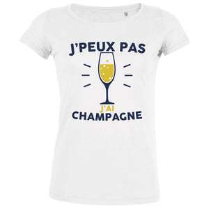 T Shirt Femme J Peux pas J Ai Champagne