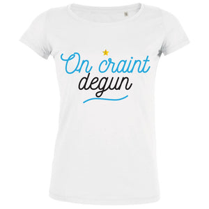 t shirt femme om on craint degun