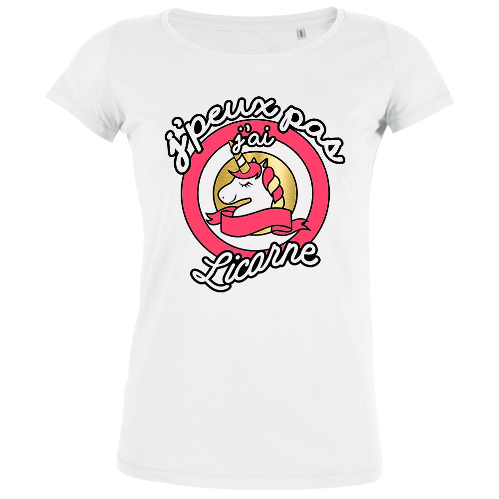 t shirt cadeau maman j peux pas j'ai licorne