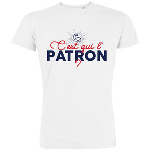 T-shirt assorti pere et fils c'est moi le patron - PETIT DEMON