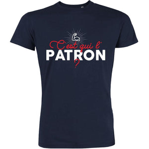 T-shirt assorti pere et fils c'est moi le patron - PETIT DEMON