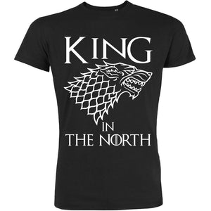 t shirt homme king in the north game of trone 
