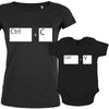 t shirt assorti mere fille geek