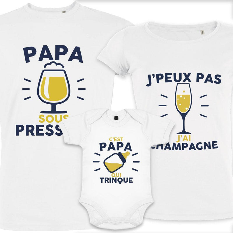 T-shirt j peux pas j ai apero famille