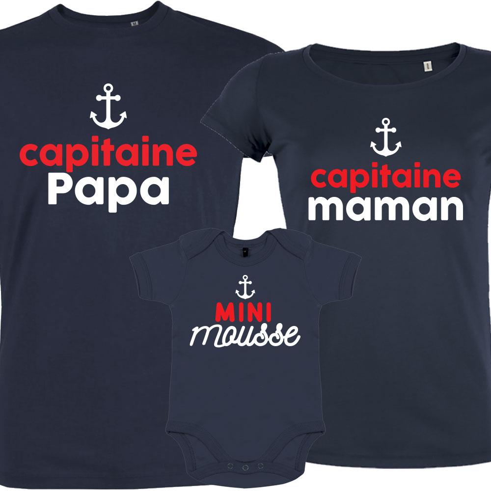 Vêtement Assorti Famille  T-shirt Papa Maman Bébé – PETITDEMON