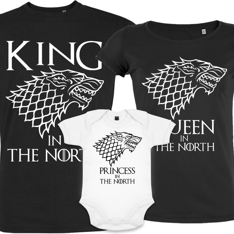 t shirt game of trone famille stark