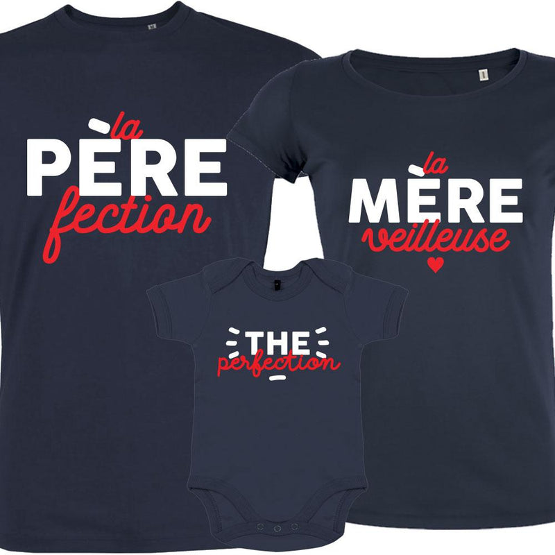 t shirt pere fils the perfection