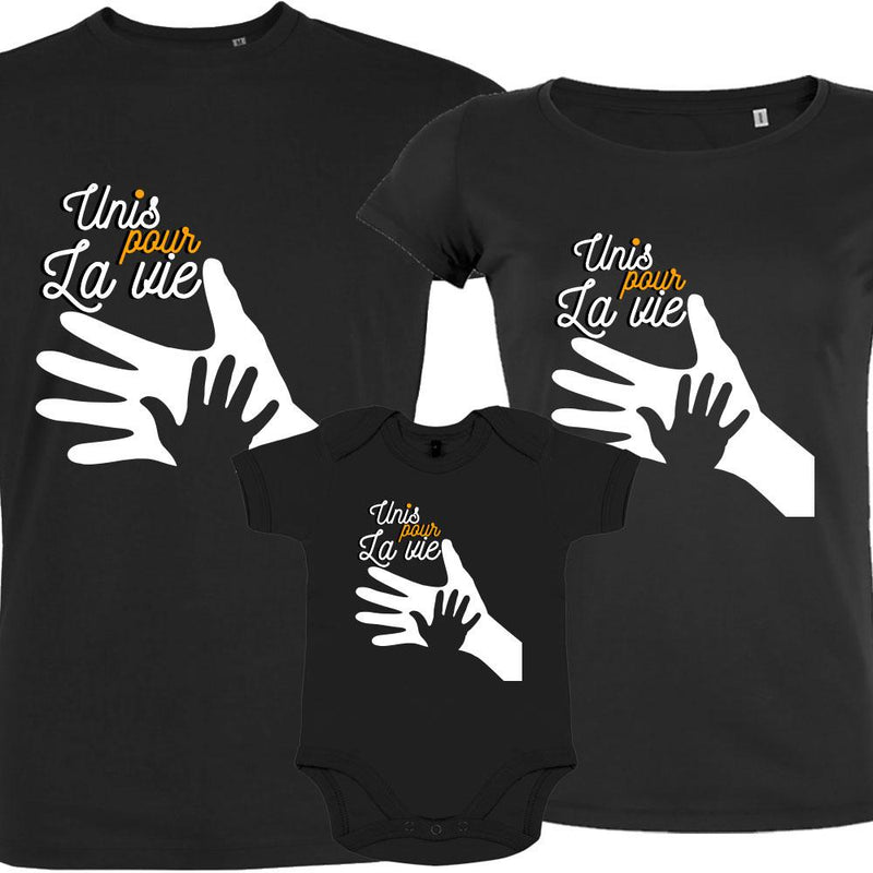 t shirt famille unis pour la vie